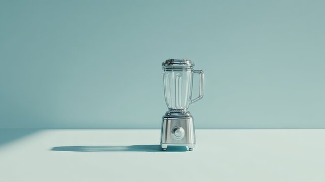Sleek modern blender on a table, enhance your kitchen with powerful smoothie and food prep