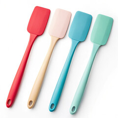 wooden spoons isolated on white