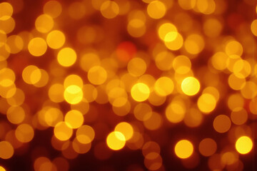 Obraz premium gold glittery background with bokeh lights
