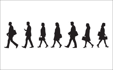 business people silhouettes