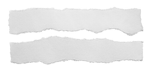 Naklejka premium ripped element set of torn paper edges isolated with clipping path on background. torn paper texture, ripped of paper designs and jagged paper edges create a raw, artistic look