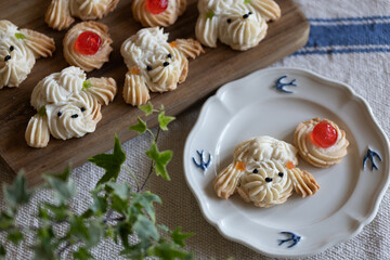 かわいい絞り出しクッキー