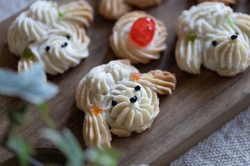 かわいい絞り出しクッキー