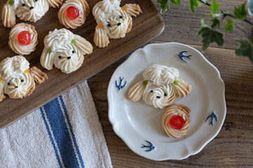 かわいい絞り出しクッキー