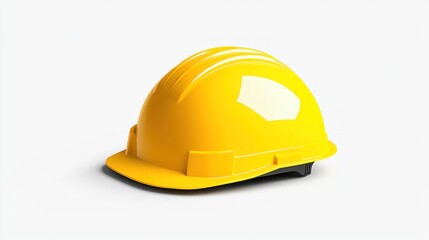 Fototapeta premium Bright yellow safety hard hat