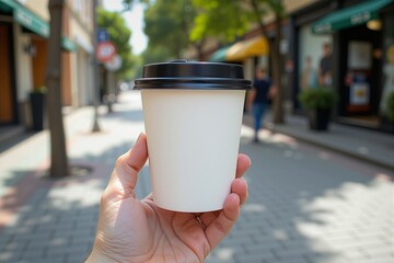 ペーパーカップ　モックアップ　サンプルイメージ