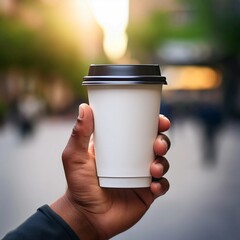 ペーパーカップ　モックアップ　サンプルイメージ