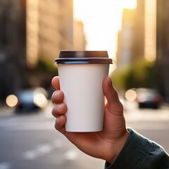 ペーパーカップ　モックアップ　サンプルイメージ