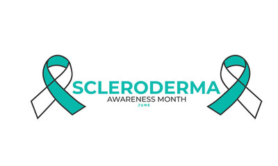 Scleroderma Awareness Month. background, banner, card, poster, template. Vector illustration.