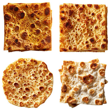 Crispy Somali Sabaayad Flatbread - Top View