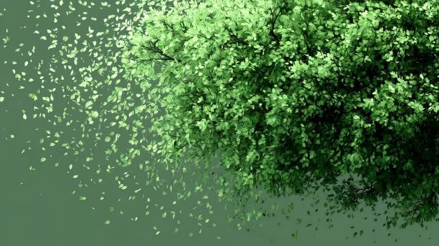 Green leaves floating in the air with green leaves flying away and green leaves minimal nature background

green leaves, floating leaves, nature breeze, minimal foliage, flying leaves