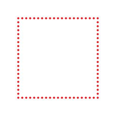 dot square vector icon