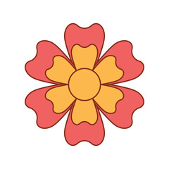 vector illustration of a flower