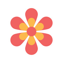colorful flower vector