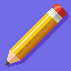 vector illustration of pencil