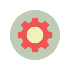 gear icon vector illustration