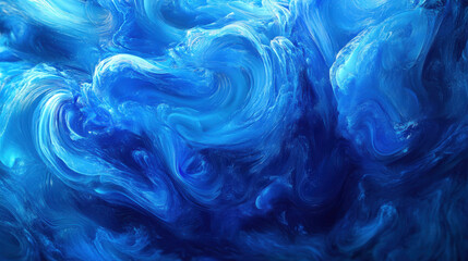Obraz premium A vibrant tapestry of swirling blue hues, pulsating with an inner energy that seemed to emanate directly from the screen, creating a dynamic backdrop that hinted at a world of endless possibilities 
