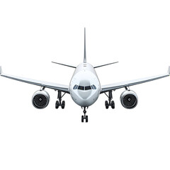 Naklejka premium Modern commercial jet aircraft design