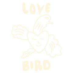 Hand Drawn and Hand Lettering Flower