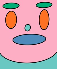 Hand Drawn and Illustration for Retro Background