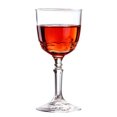 Alcoholic Campari spritz Cocktail in goblet glass