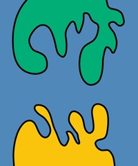 Hand Drawn and Illustration for Retro Vintage Background