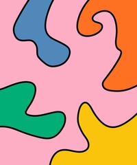 Hand Drawn and Illustration Retro Vintage Background