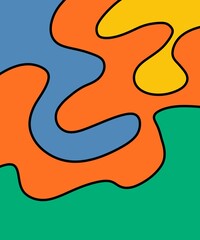 Hand Drawn and Illustration Retro Vintage Background