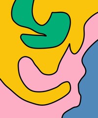 Hand Drawn and Illustration Retro Vintage Background
