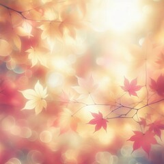 Fototapeta premium Dreamy Autumn soft ethereal quality