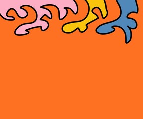 Illustration Abstract Shape Background Vintage