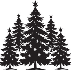 Obraz premium set of trees