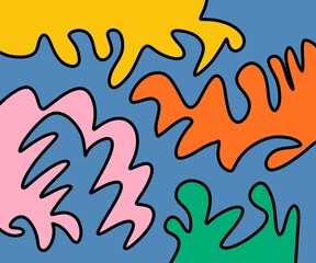 seamless pattern with fire flames