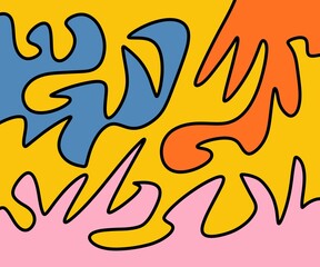 seamless pattern with fire flames