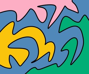 seamless pattern with fire flames