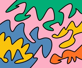 seamless pattern with fire flames