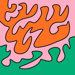 Retro Background Abstract Artwork