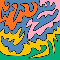 Retro Background Abstract Artwork