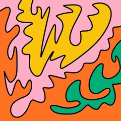 Retro Background Abstract Artwork