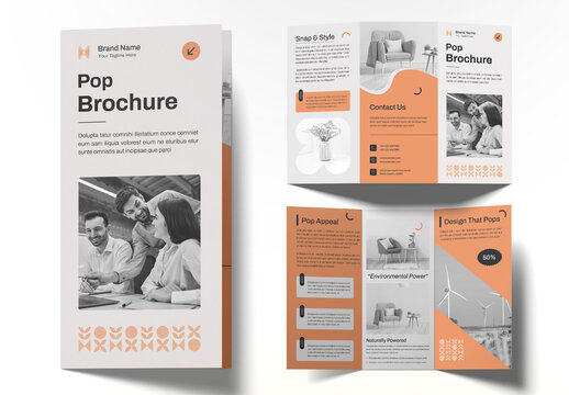 Pop Brochure Layout