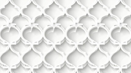 Abstract seamless pattern white background