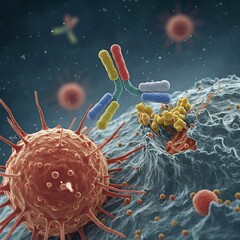 3d rendered illustration of a virus