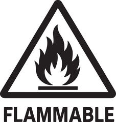 fire danger and flammable sign