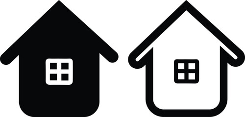 house vector, home icon, flat house design, real estate icon, house clipart, modern home, traditional house, cartoon house, doodle house,