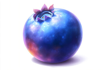 solid blueberry icon,