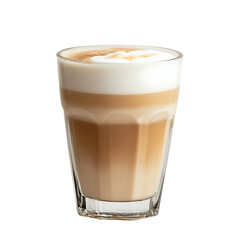 Latte drink only glass png