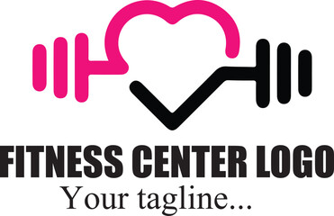 Fitness Care Icon, gym Center