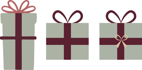 Colorful Gift Box Designs – Perfect for Gifting, Events, and Festive Graphics , Elegant Gift Box Vector