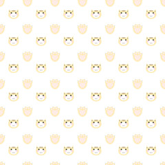 seamless pattern with cats 