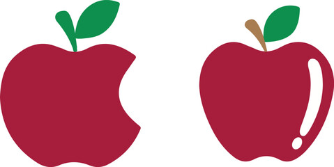 Apple Colorful Vectors ,  Colorful Apple Vectors , Beautiful Apple Colorful Vector Illustrations ,Apple Colorful Vector